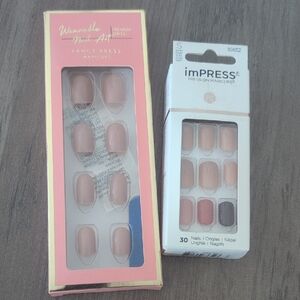 Wannabe and imPRESS Press-On Nails Sets